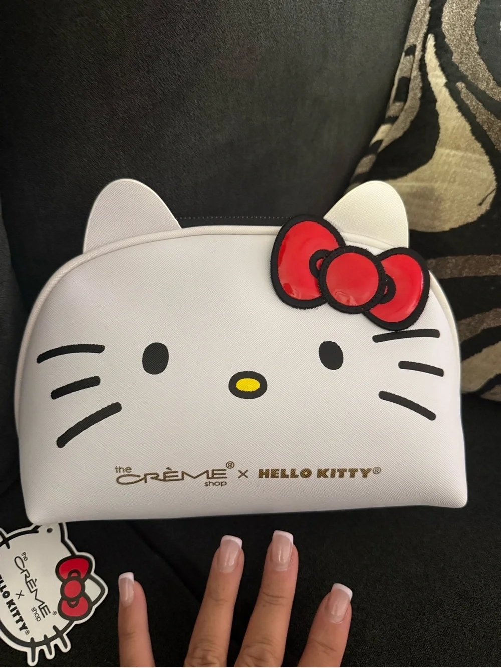 Hello Kitty crème shop cosmetic bag new